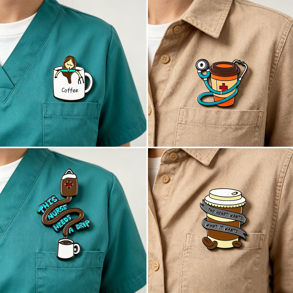 Lab Coat Medical - Medical Nurse Life Enamel Pin Humorous