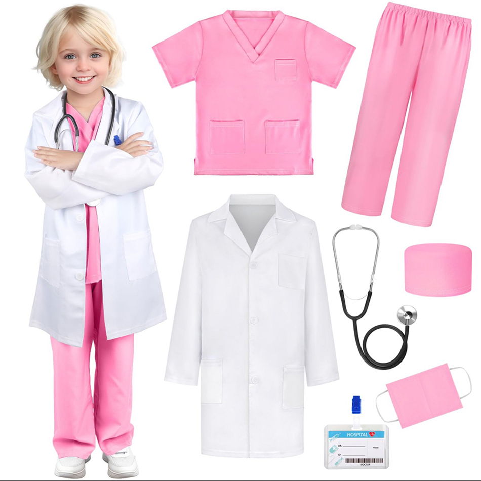 7 Pcs/Pack Kid White Medical U - đánh giá và giá Lab Coat Medical