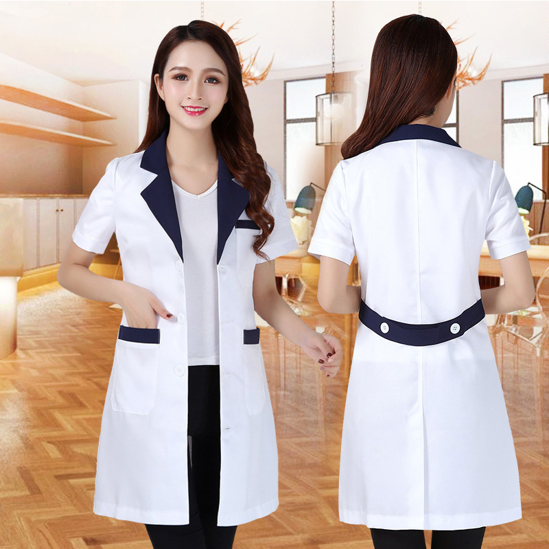 Summer women's white coat labo - đánh giá và giá Lab Coat Medical