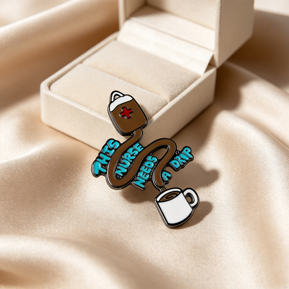 Medical Nurse Life Enamel Pin  - đánh giá và giá Lab Coat Medical