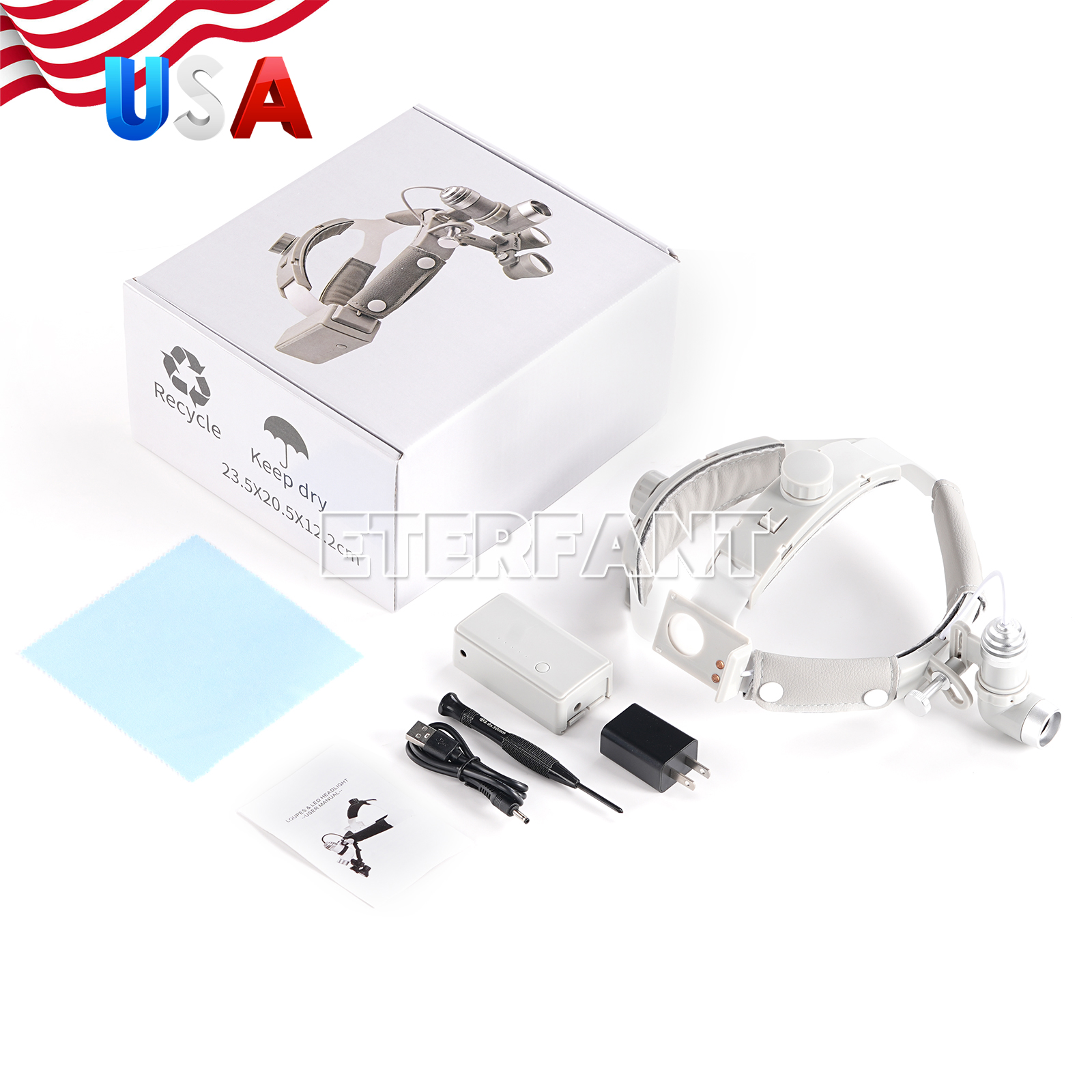 ETERFANT 10W LED Dental Medica - đánh giá và giá Led Medical Headlight