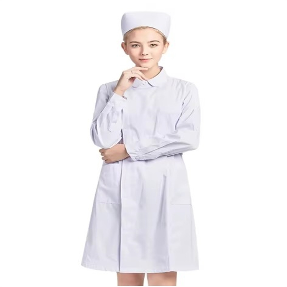 new pure cotton breathable whi - đánh giá và giá Lab Coat Medical
