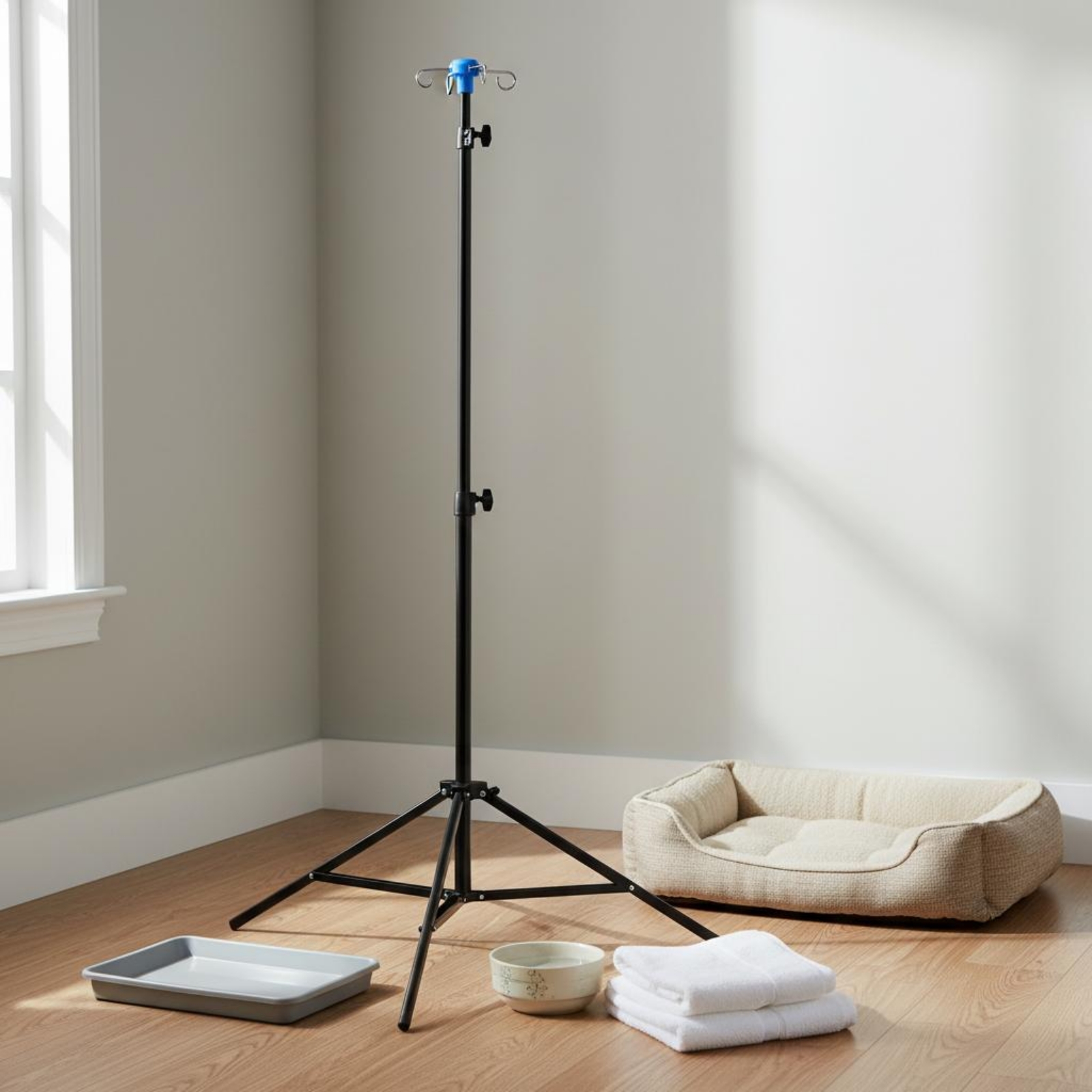 Tripod Infusion Stand Black Fo - đánh giá và giá Iv Infusion Pole