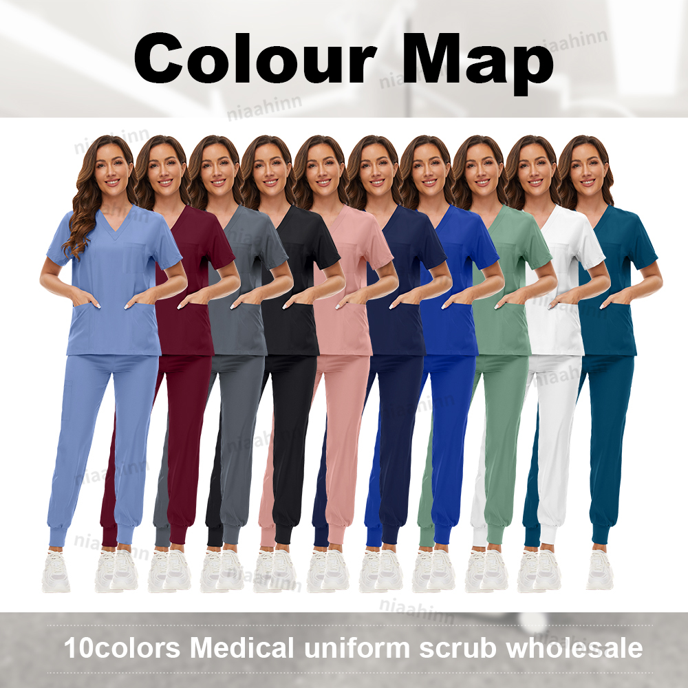 Nurse Scrubs Hospital Uniform  - đánh giá và giá Lab Coat Medical