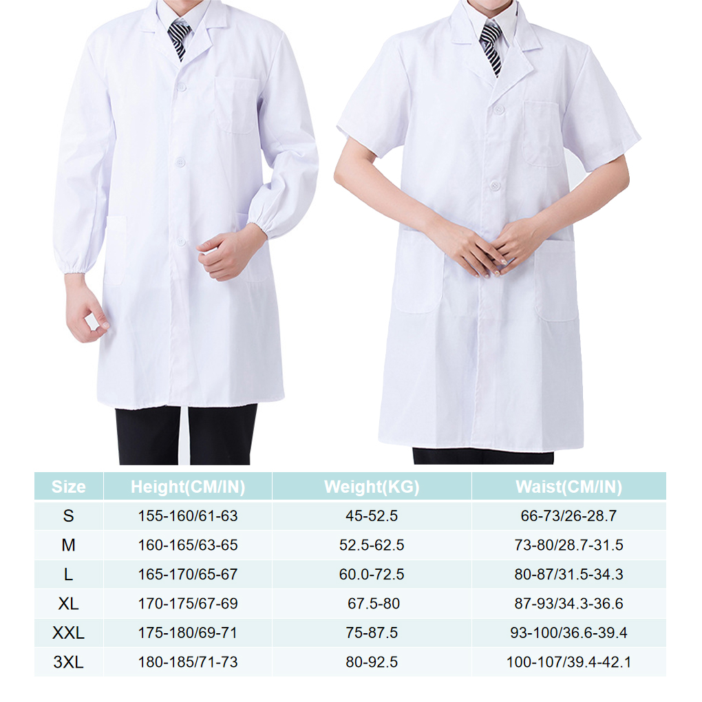 Laboratory Coat Pocket Long Sl - đánh giá và giá Lab Coat Medical