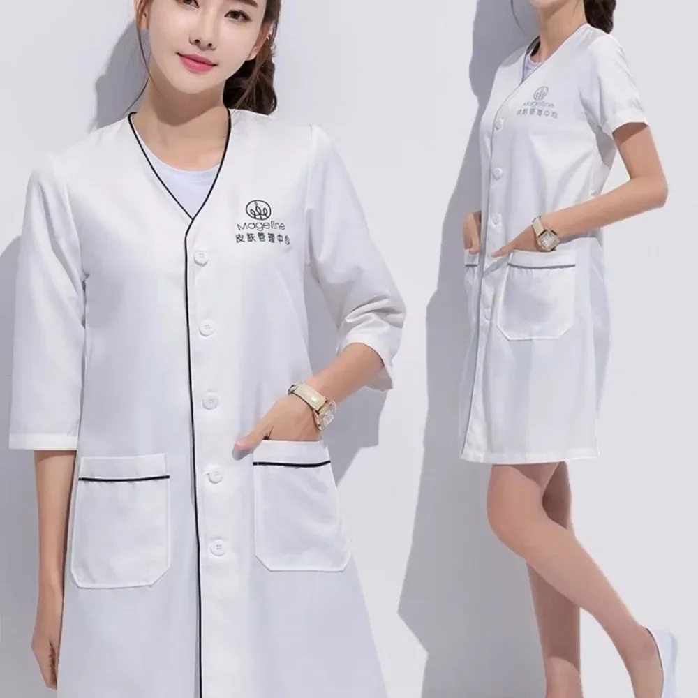Custom Logo Beauty Uniform Bea - đánh giá và giá Lab Coat Medical