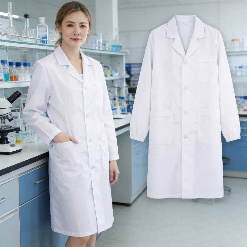 Lab Isolation Gown White Coat  - đánh giá và giá Lab Coat Medical