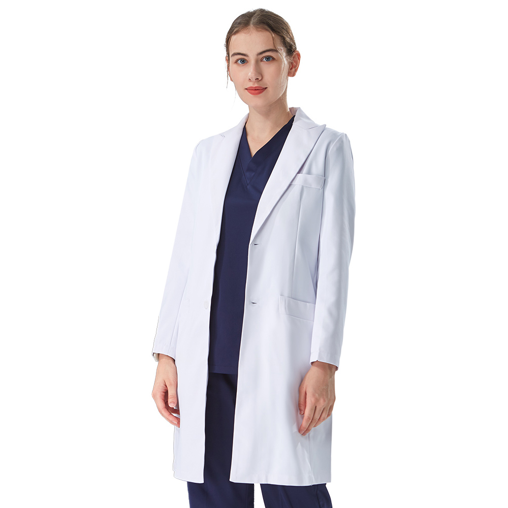 Thoughtful Lapel Collar White  - đánh giá và giá Lab Coat Medical