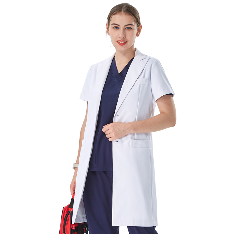 Thoughtful Lapel Collar White  - đánh giá và giá Lab Coat Medical