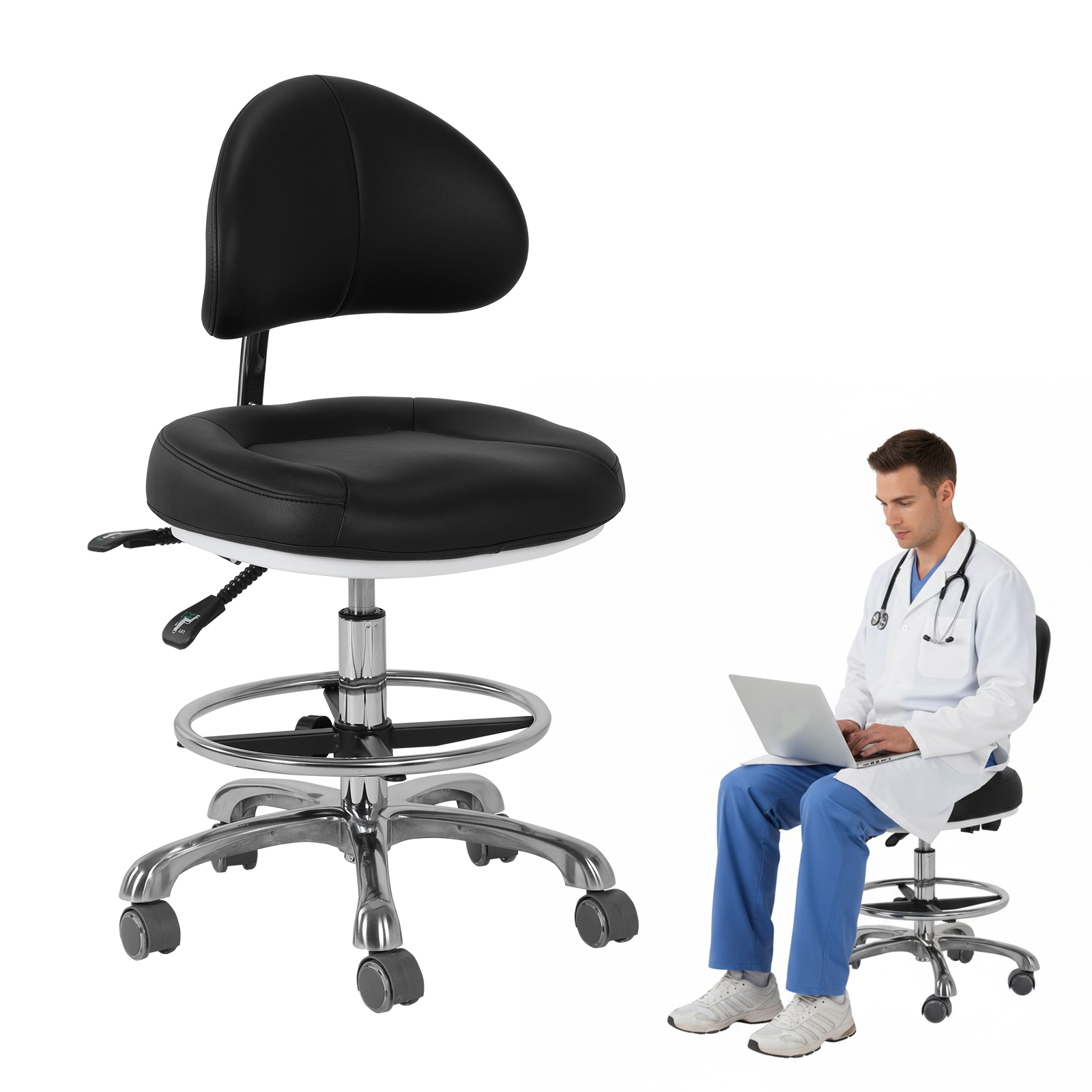 Swivel Tall Office Chair with  - đánh giá và giá Medical Lab Officer