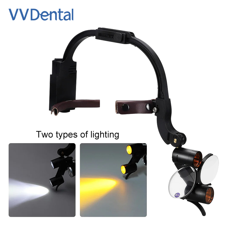 Dental Loupes with LED Light 2 - đánh giá và giá Led Medical Headlight
